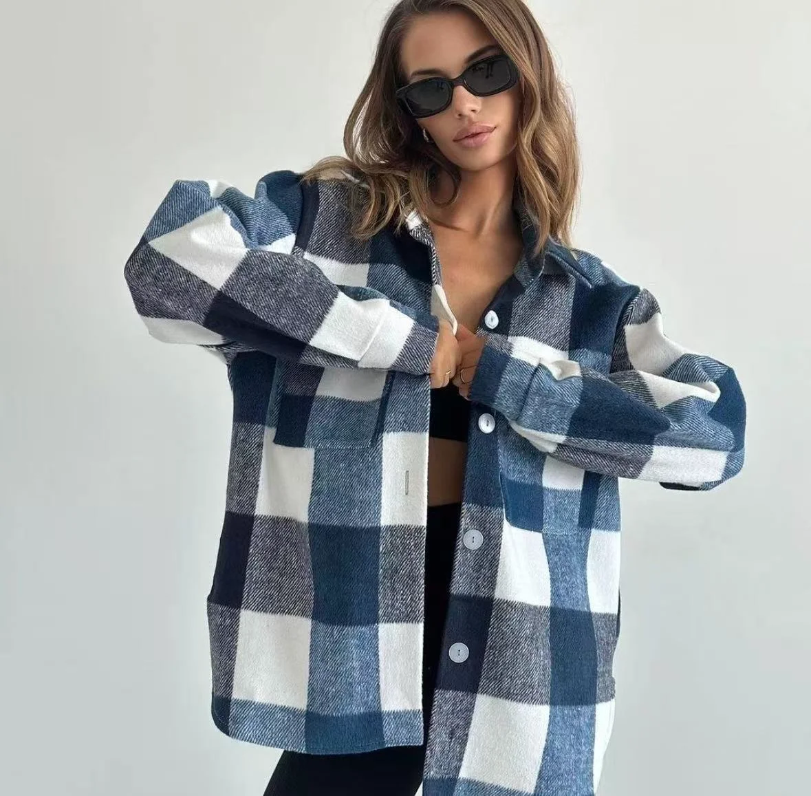Chemise Carreaux Oversize