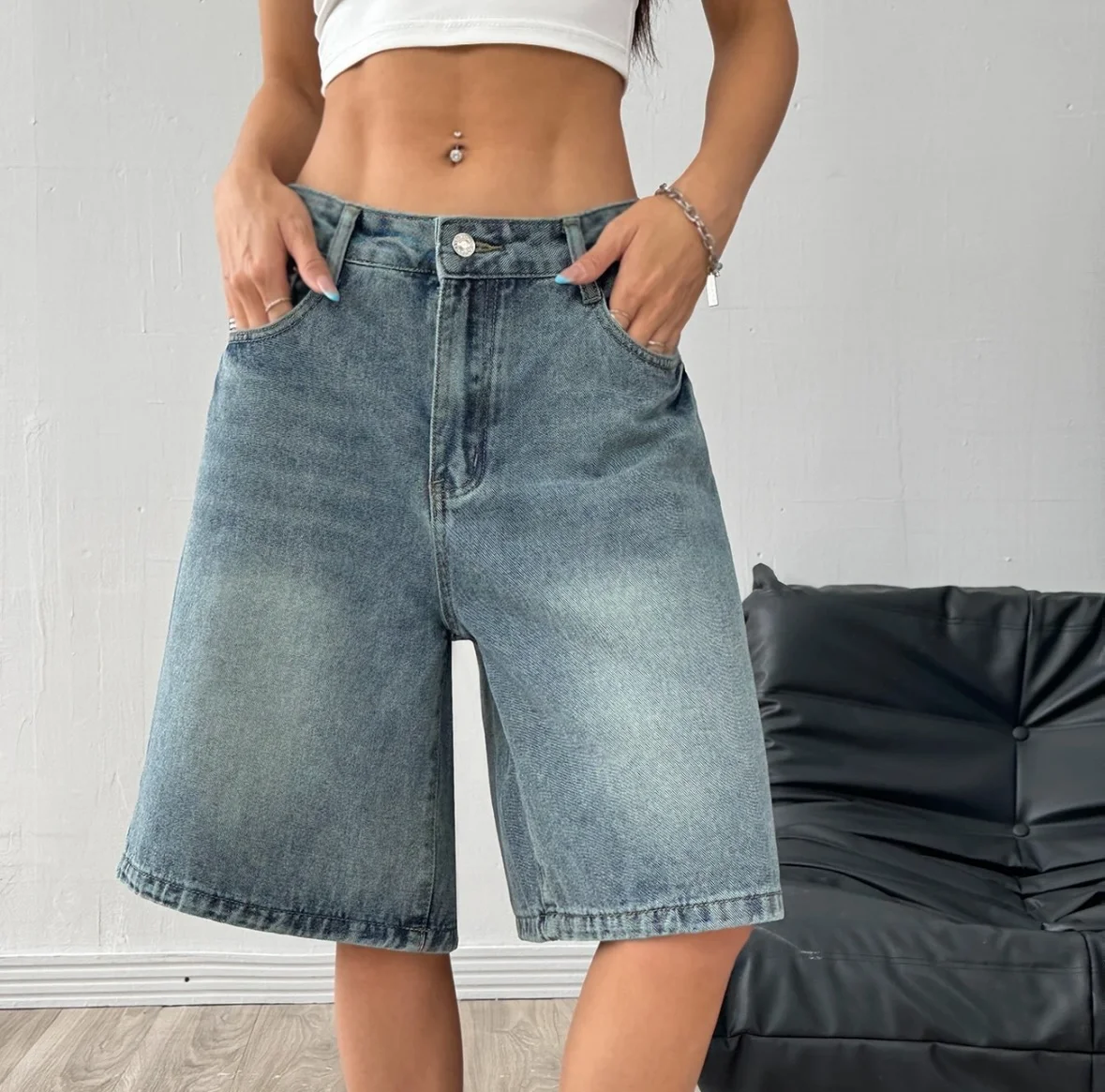 Short Jean Mi-Long