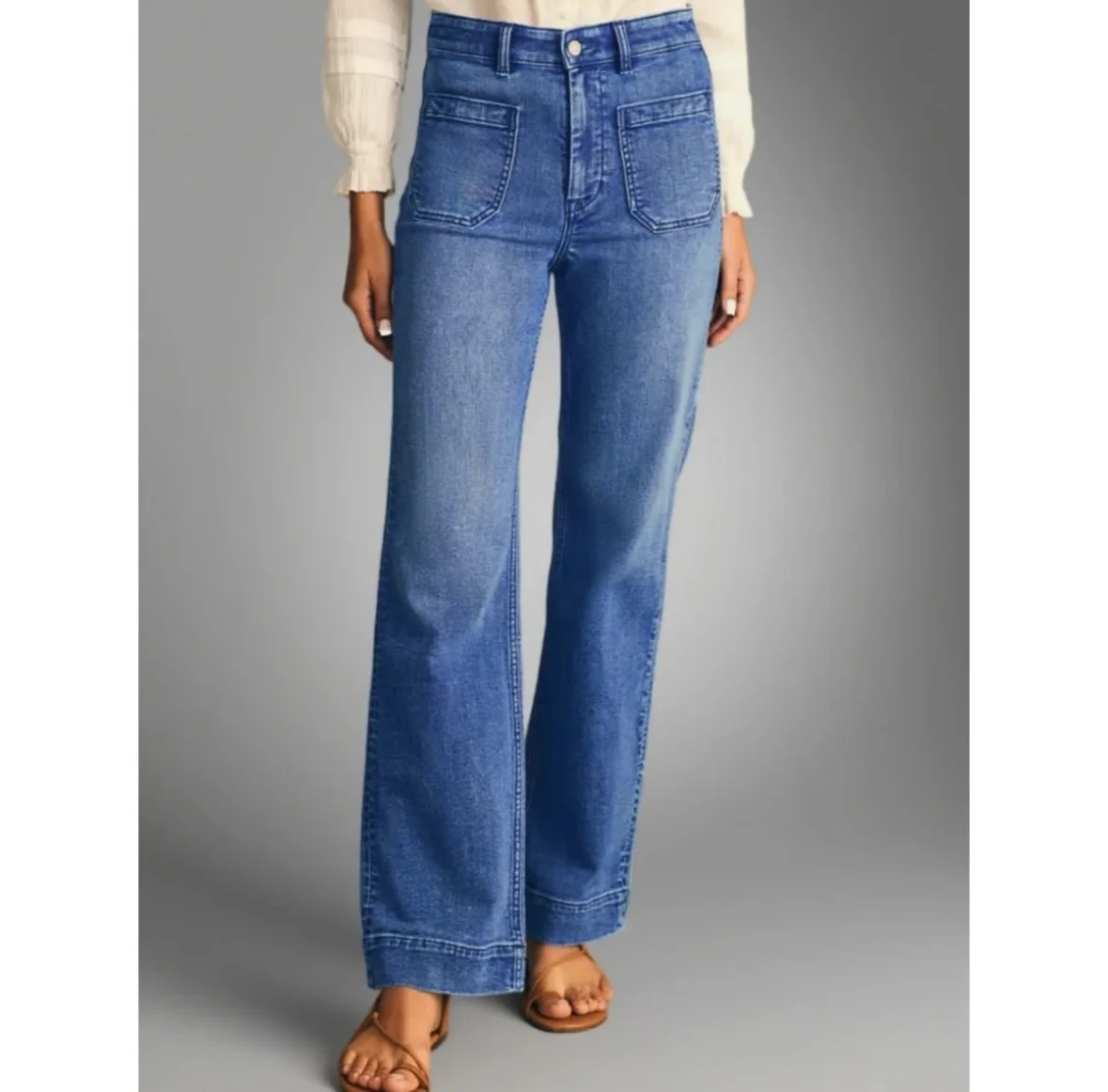 Jean Large Poches Avant