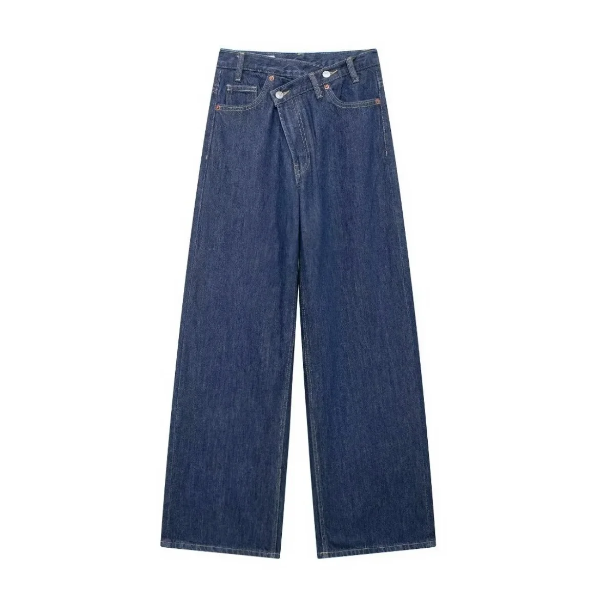 Pantalon Large Denim