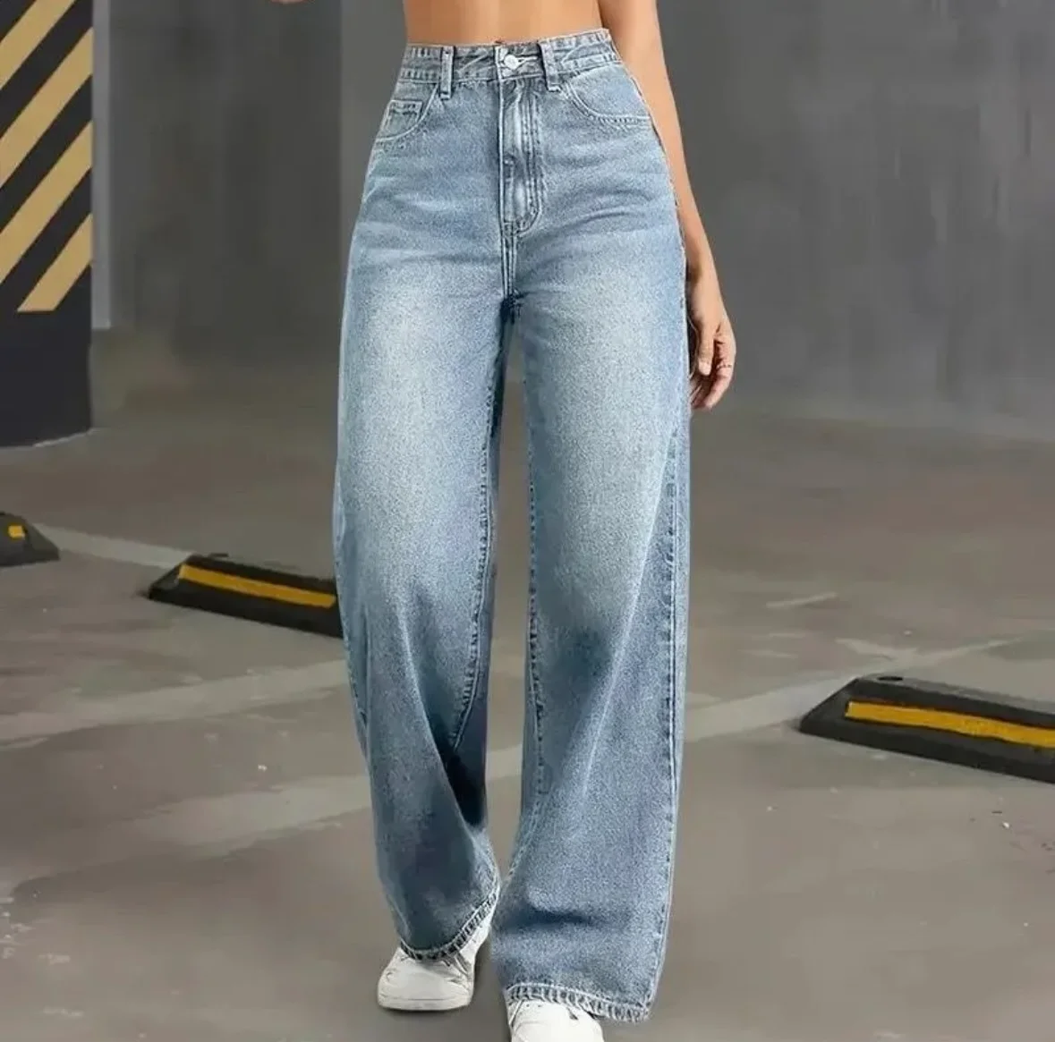 Jean Large Bleu Clair