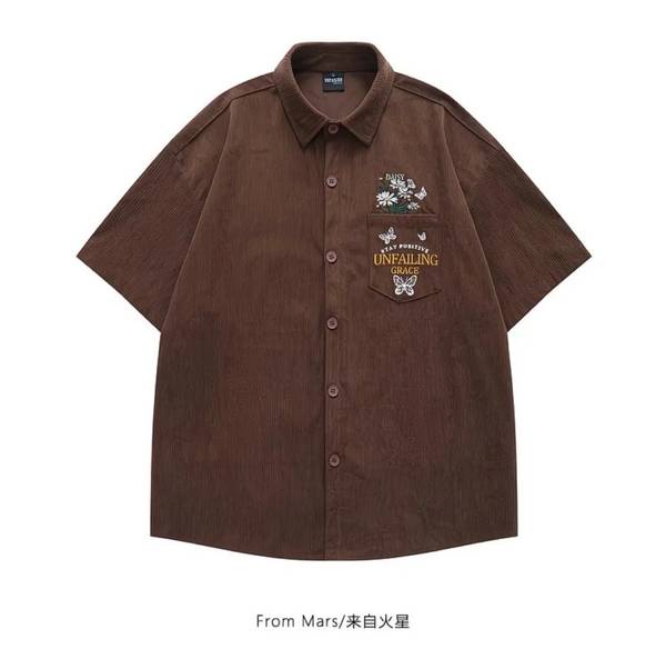 Chemise courte carreaux