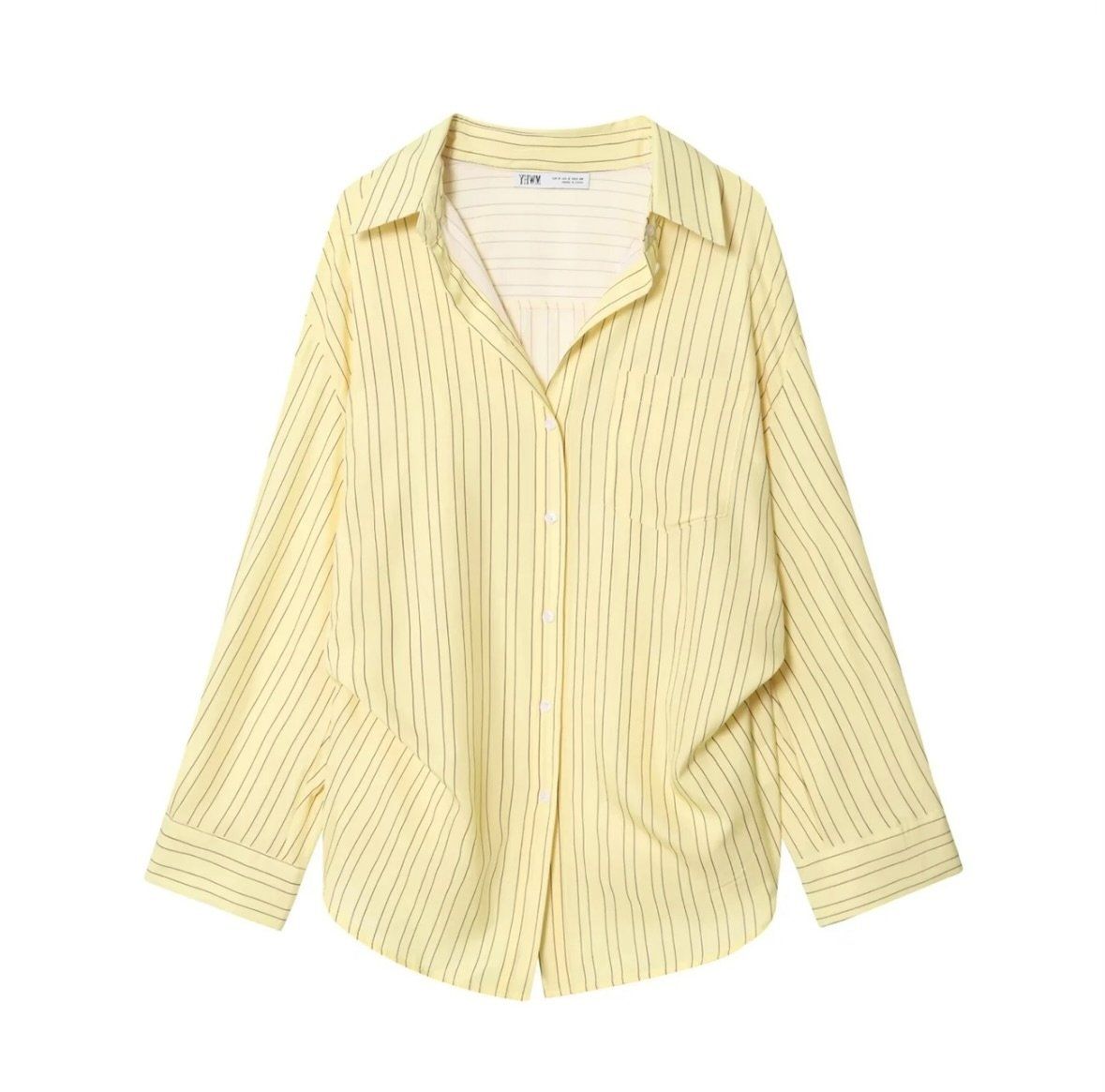 Chemise rayures vertes