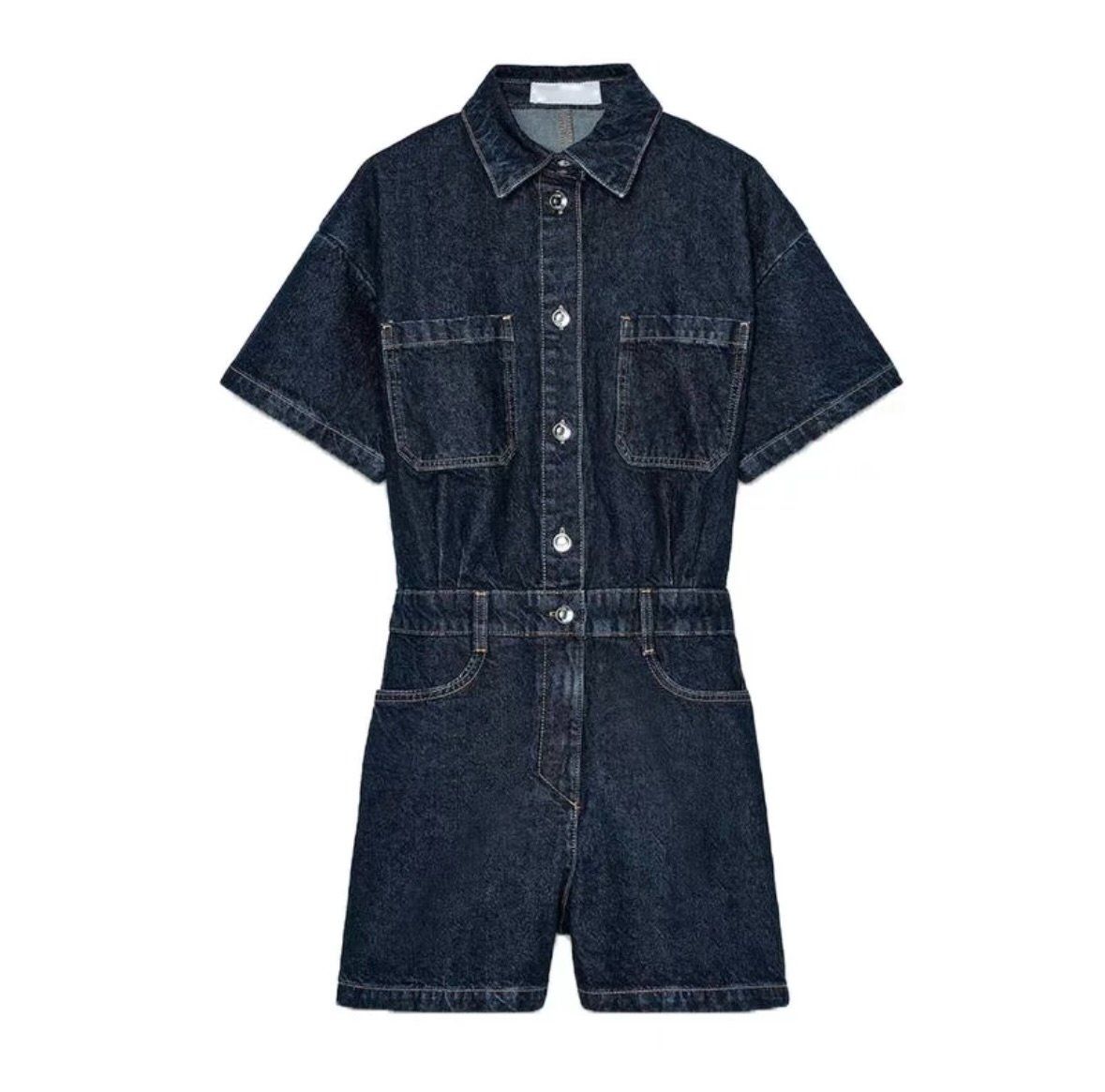 Combinaison short jean