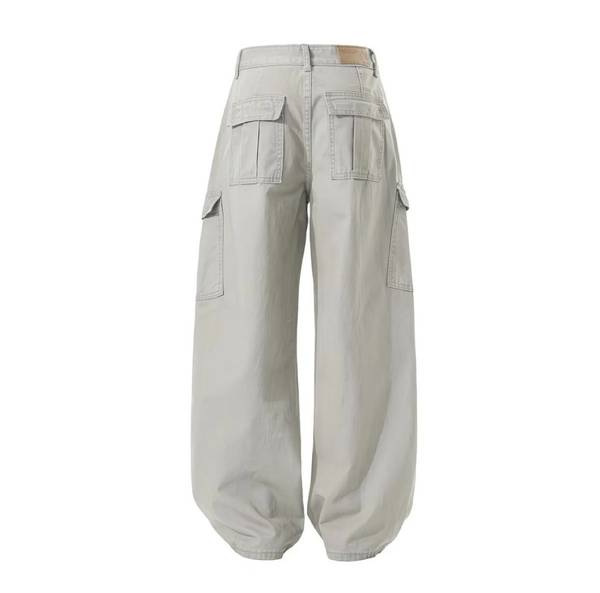 Pantalon cargo large