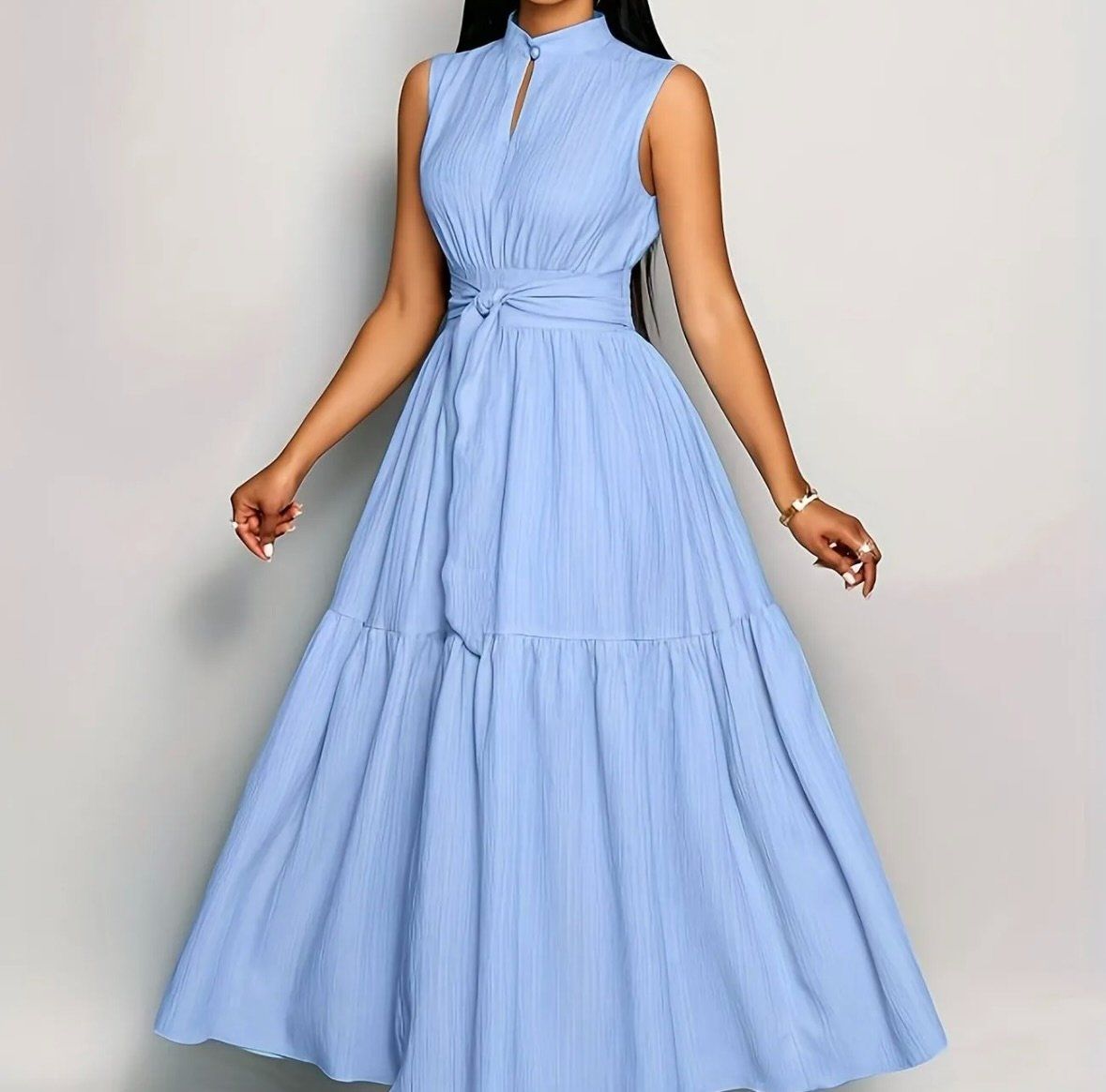 Robe longue à nouer