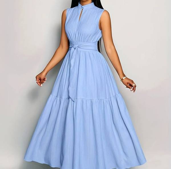 Robe longue à nouer