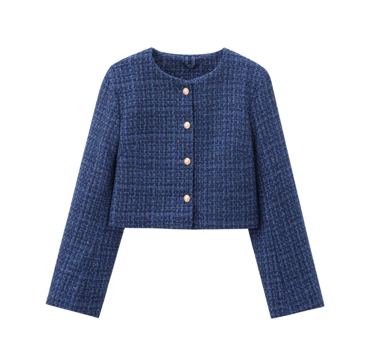 Veste courte en tweed