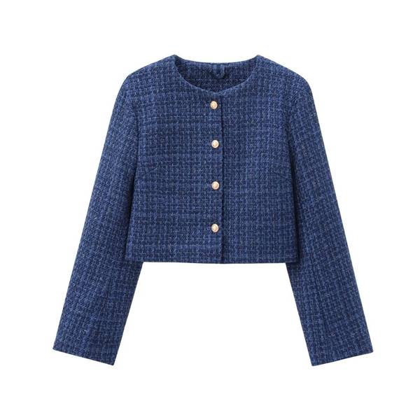 Veste courte en tweed