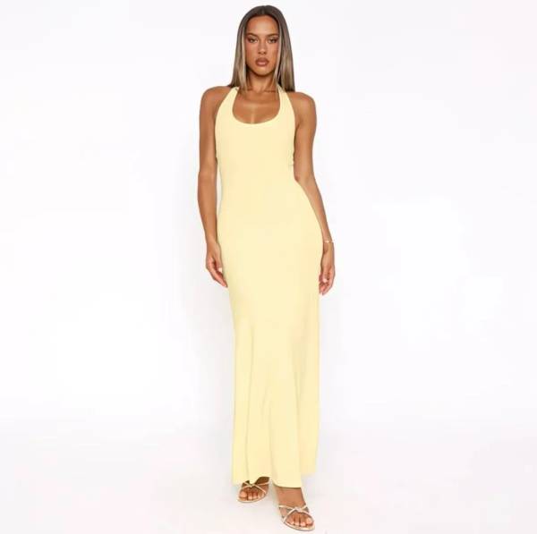 Robe Longue Col Licou