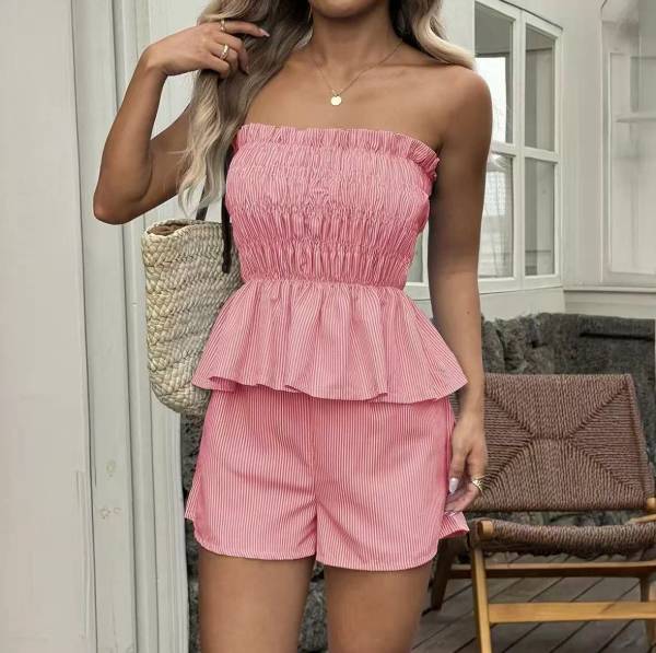 Ensemble Rayé Bandeau