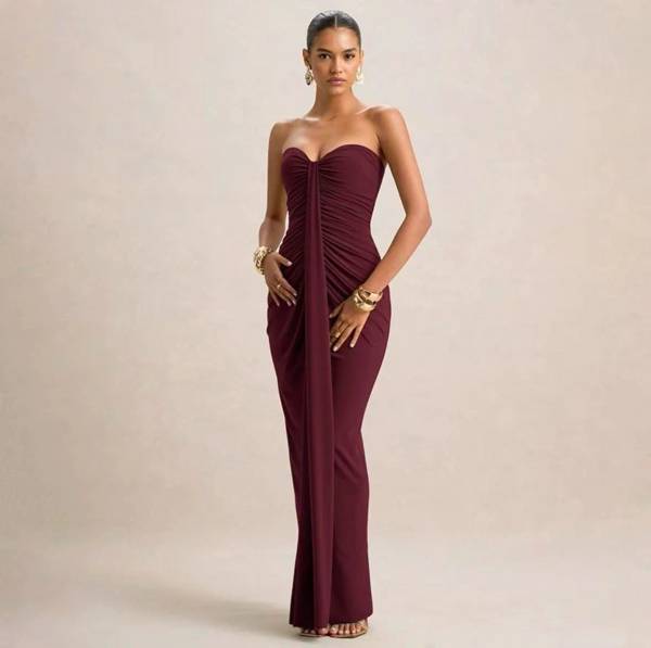 Robe Bustier Drapée