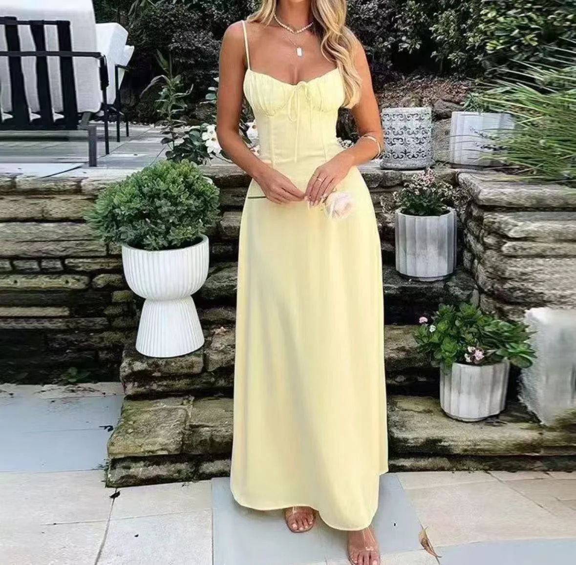Robe Longue Bretelles