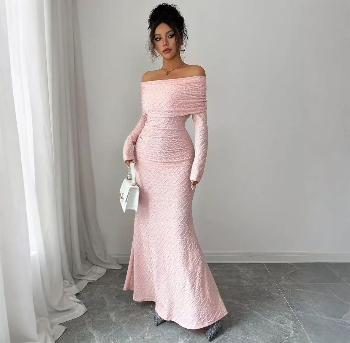 Robe Sirène Texturée