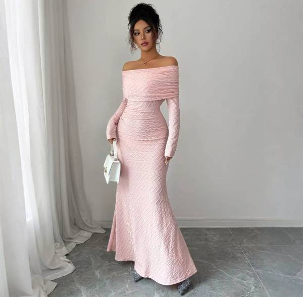 Robe Sirène Texturée