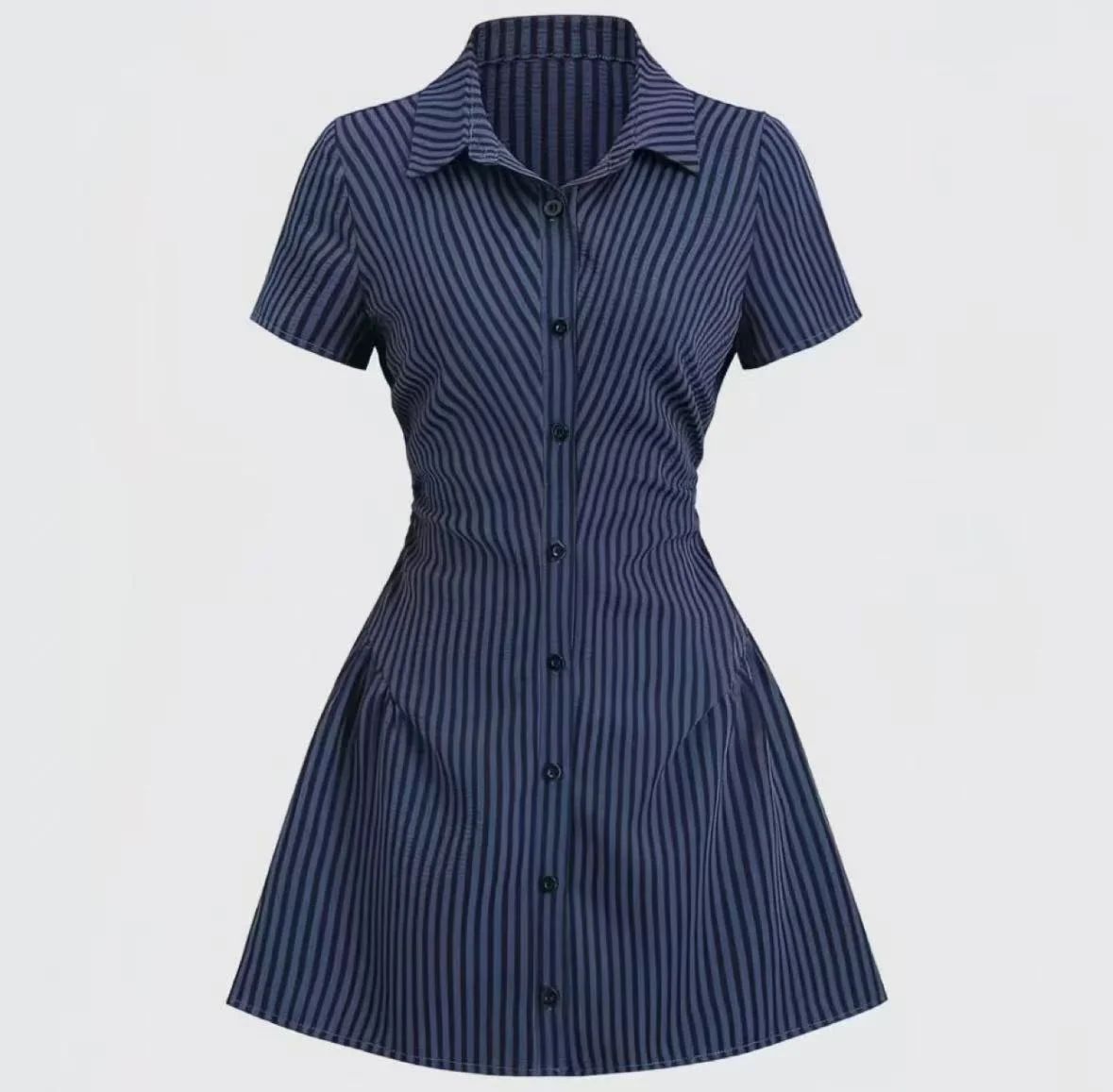 Robe Chemise Plissée