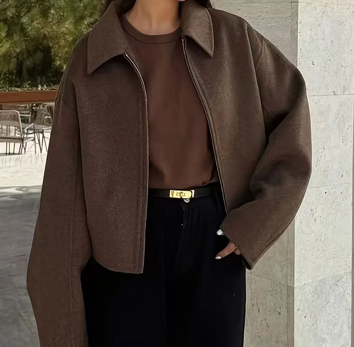 Veste Courte Zippée