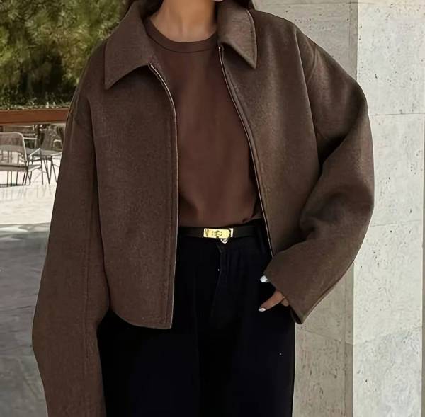 Veste Courte Zippée