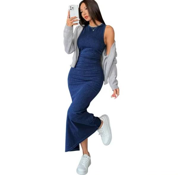Robe Denim Ajustée