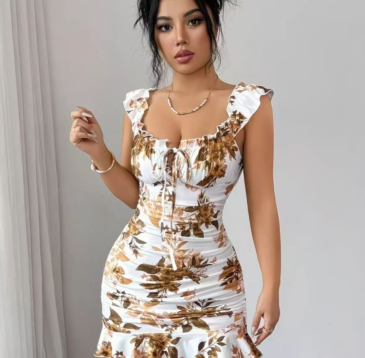 Robe Courte Imprimée