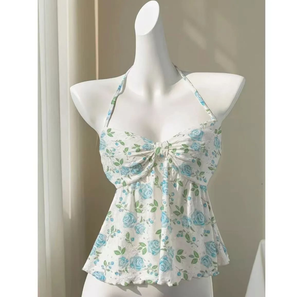 Top Bretelles Floral