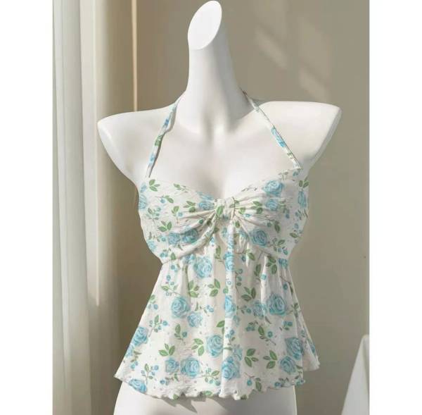 Top Bretelles Floral