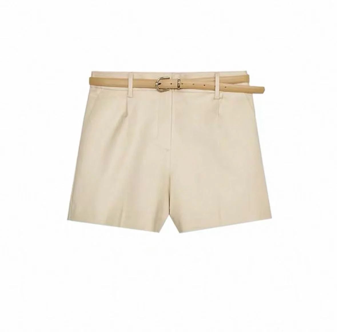 Short Taille Haute Ceinturé