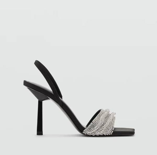 Sandales Talons Franges
