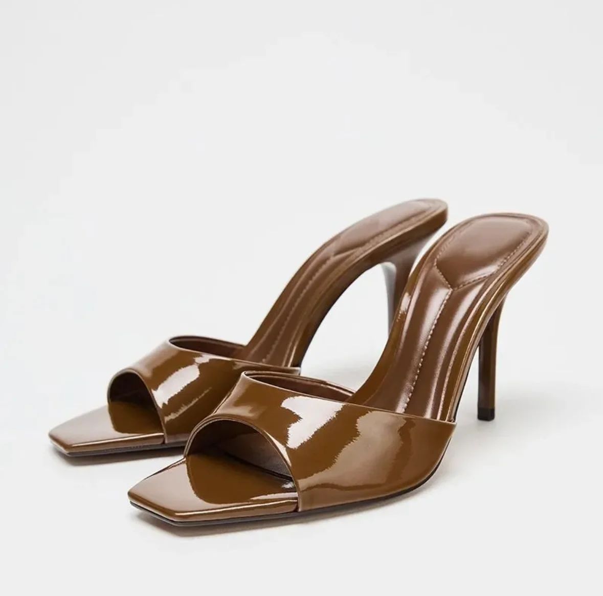Mules Talons Vernies