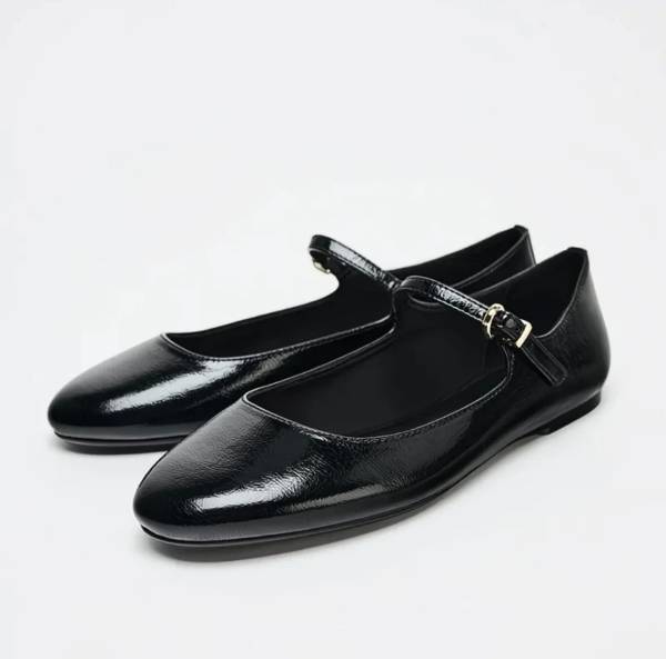 Ballerines Vernies Noires