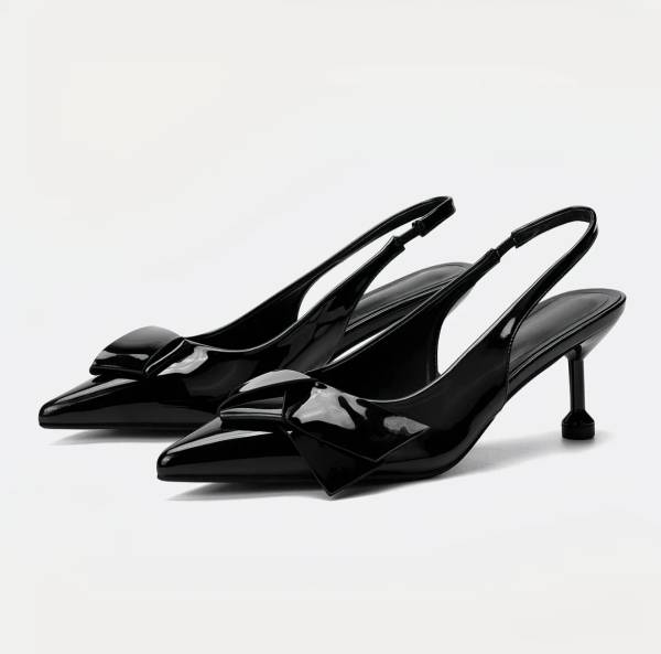 Mules Talons Nœud