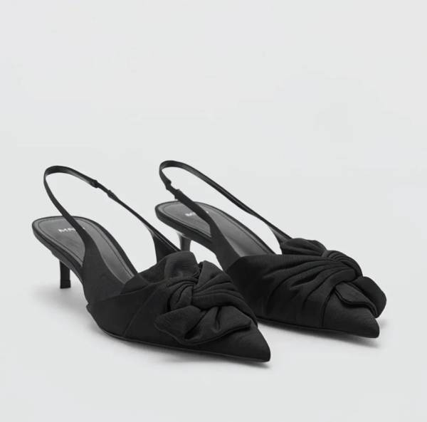 Mules Talons Nœud