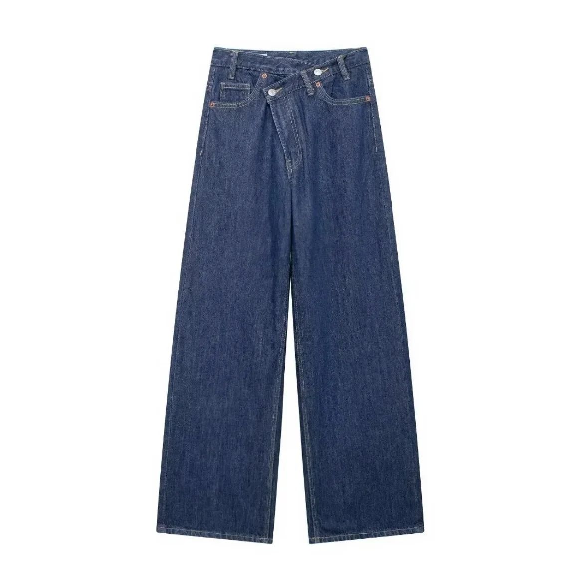 Pantalon Large Denim