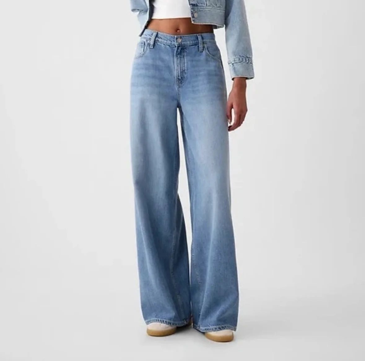 Jean Large Bleu