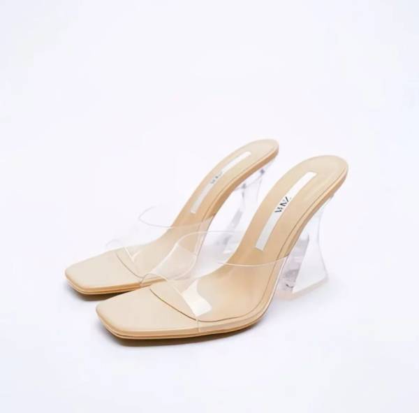 Mules Bloc Transparentes