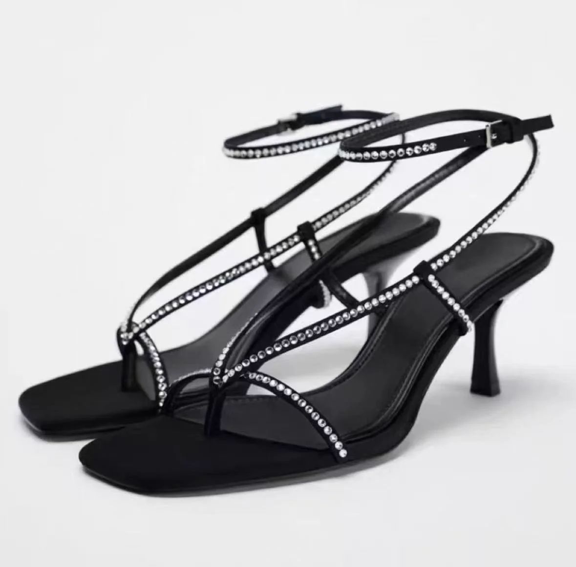 Sandales Talons Strass