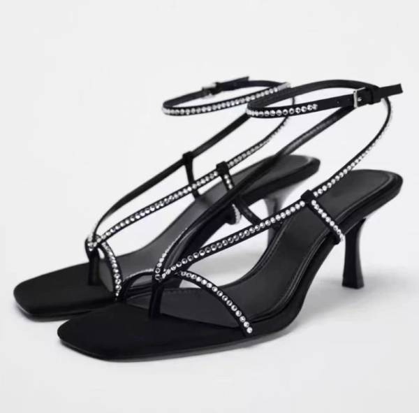 Sandales Talons Strass