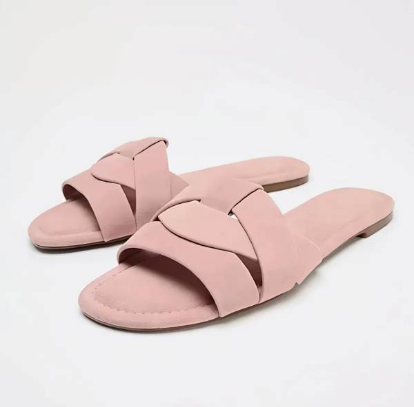 Mules Plates Tissées